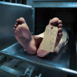 Brazilian ‘Corpse’ Defies Death Declaration Feet of a deceased person on a metal table with an identification tag
