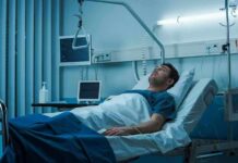 Fatty Liver Disease: Lifestyle Tips to Reverse Early-Stage Cases Man lying in a hospital bed with monitors and IV equipment