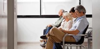 people sitting in a waiting room